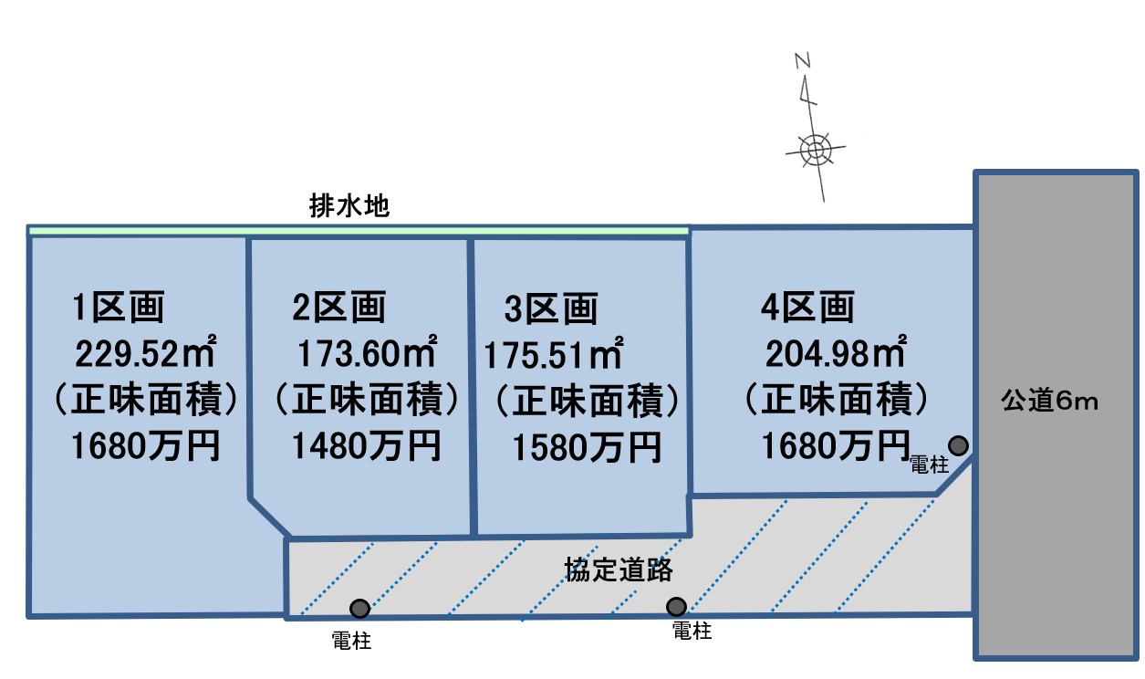 越谷市川柳町3丁目　売地　【第6期】