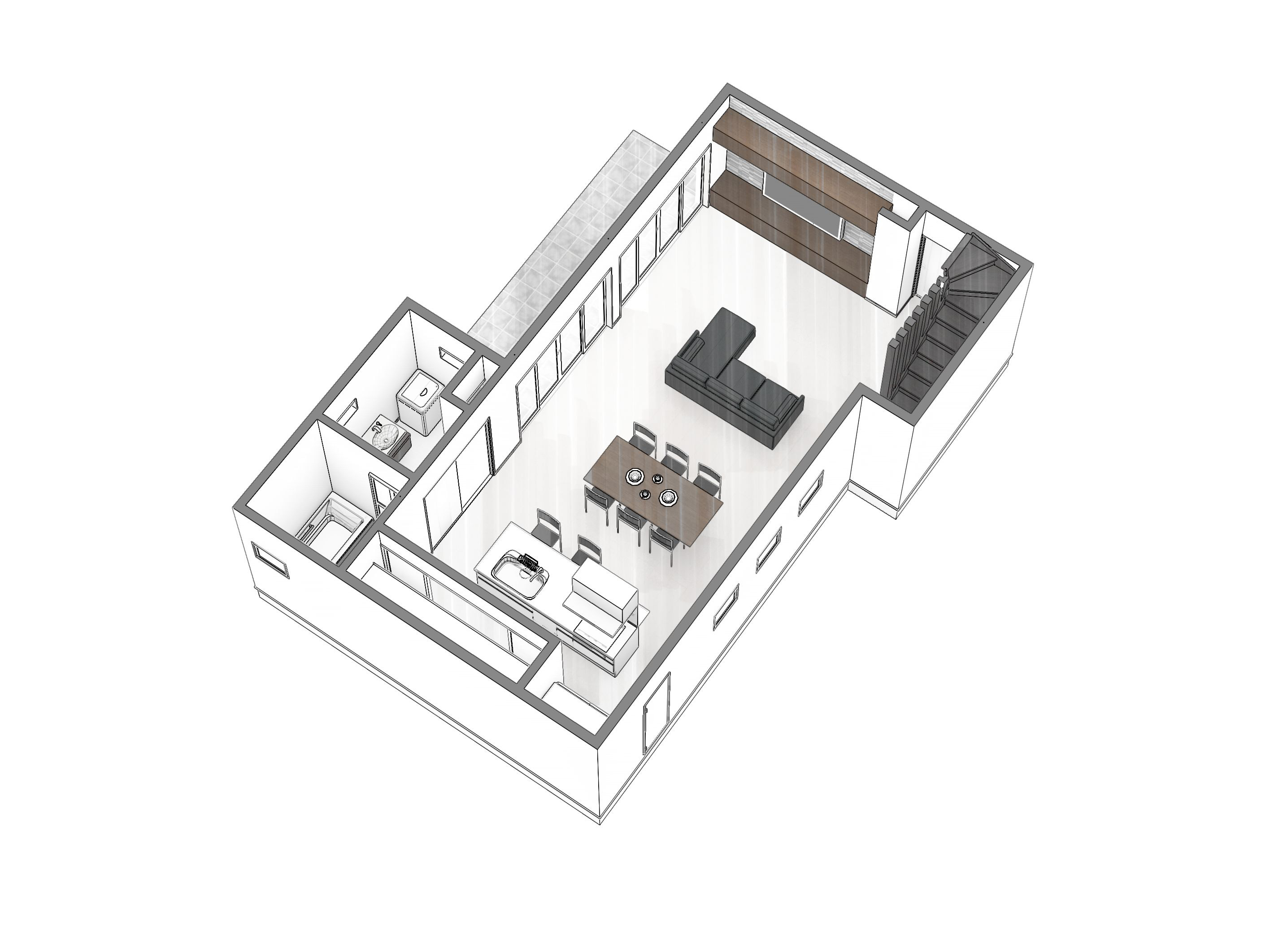 小屋裏空間