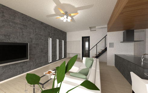 3mの天井がつくる、ひろびろ至福空間の写真2